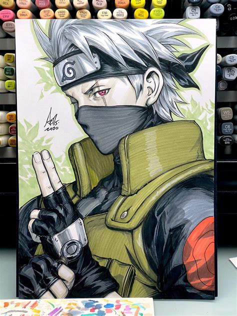 kakashi drawing